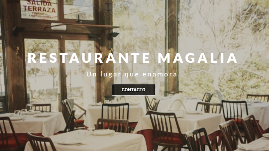 Restaurante Magalia en Las Navas del Marqués